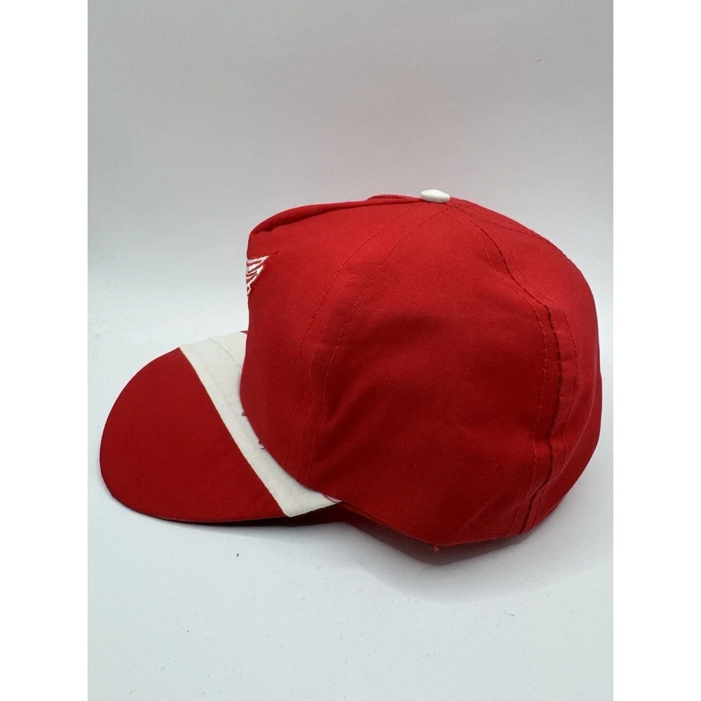 Vintage Detroit Red Wings Snapback Hat NHL Licensed Red Hockey Cap Taiwan